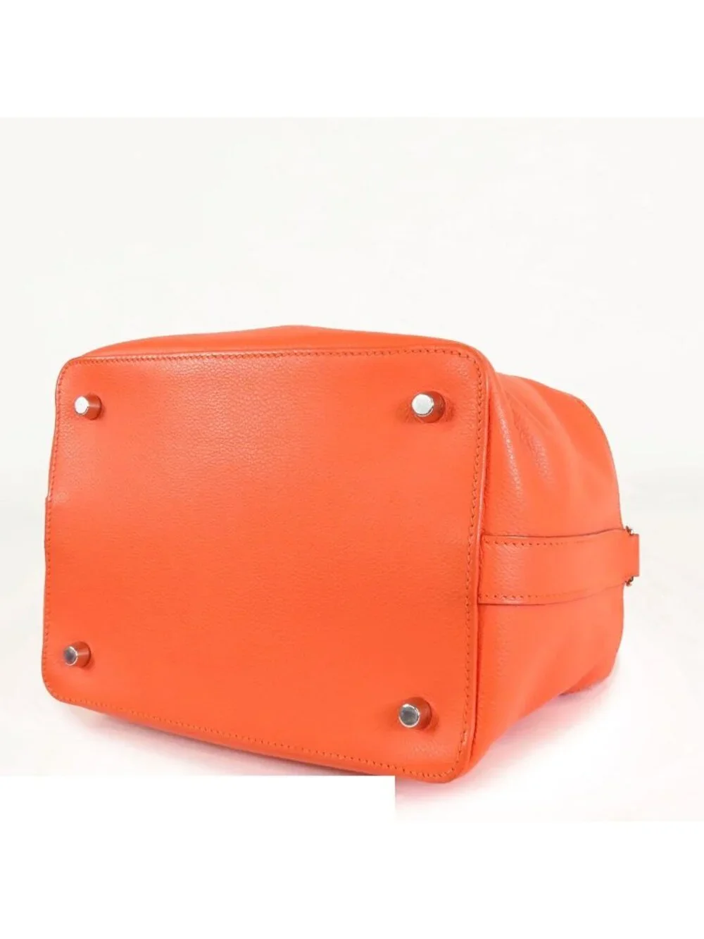 Hermes Toolbox 20 Flamingo Silver Evercolor 2-Way Shoulder Bag